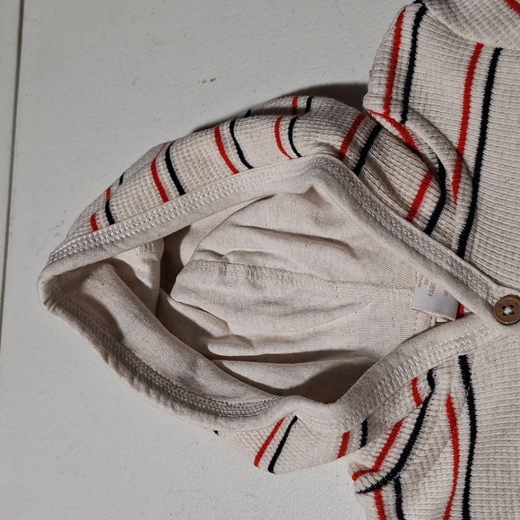 Ever & Ever 3 Button Stripe Hooded Shirt 12mo NWT - Picture 14 of 15